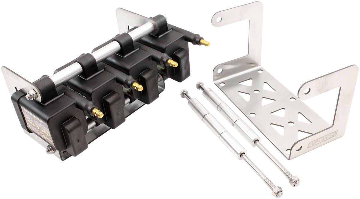AF64-4133-Aeroflow Coil Relocation Brackets Suit IGN-1A Smart Coils (Pair) 