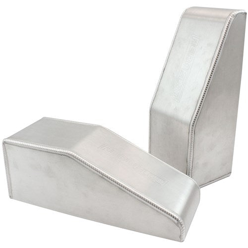 AF90-1174- Aeroflow Top/Bottom Inlet/Outlet Intercooler End Tanks 300mm Tall x 112mm Wide, Sold as a Pair 