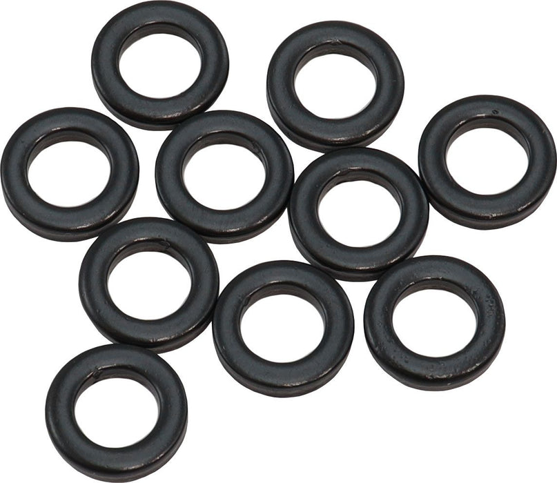af33-27-0005- Aeroflow Chromoly Black Oxide Flat Washers, 10-Pack 3/8" I.D, .789" O.D, .115" Thick 