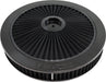 Airfilter Full Flow Assembly 14" x 2-1/8 Flat Base Black