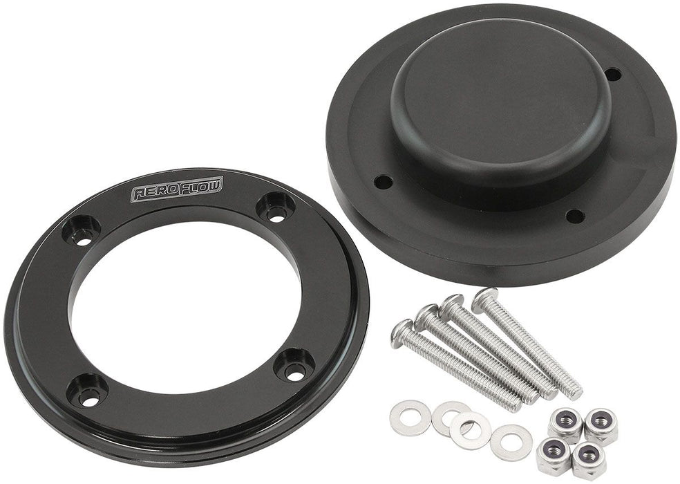 AF49-1215BLK - AEROFLOW IGNITION WIRE FIREWALL GROMMET BLANK KIT - BLACK FACE 