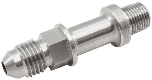 STAINLESS STEEL EXTENSION NPT MALE TO AN FITTING 1/8" NPT TO -4AN 