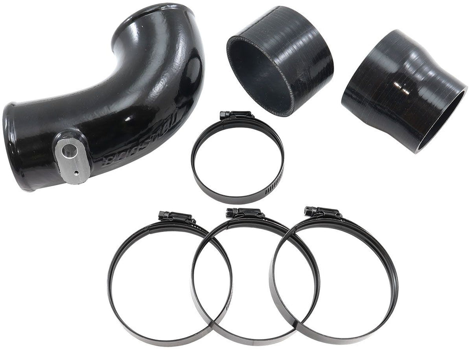 AF2045-1002BLK - AEROFLOW CAST TURBO INLET ELBOW BLACK FITS FORD BARRA FG & FG-X 