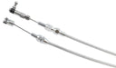 AF42-1202C - AEROFLOW HEAVY DUTY THROTTLE CABLE SILVER COVER 48" (122 CM) LONG 