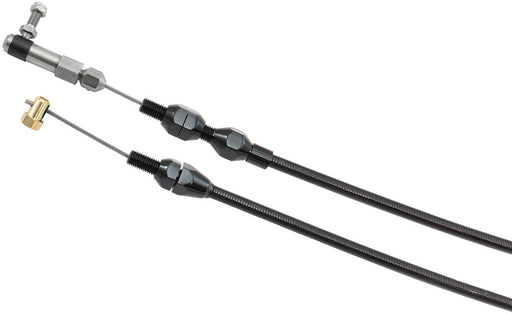 AF42-1201LSBLK - AEROFLOW HEAVY DUTY THROTTLE CABLE BLACK 36" LONG FITS GM LS 