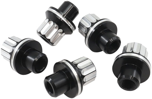 AF3312-6000-  Shank Open Aluminium 12 Point Wheel Nuts - 1/2-20"  Large O.D Seat with 0.550" Shank 