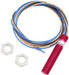 af49-1871- Aeroflow Single Channel Long Hall Effect Sensor Red Cherry M12 x 1.0mm Sensor, GS10050 