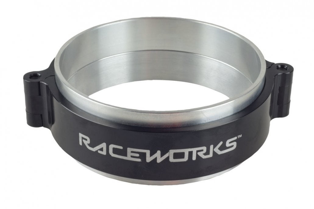 RACEWORKS 3-1/2" (90mm) ALUMINIUM INTERCOOLER PIPE CLAMP - BLACK