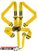 MVP RACING HARNESS, 5 POINT 3" BELTS LATCH TYPE, YELLOW SFI APPROVED