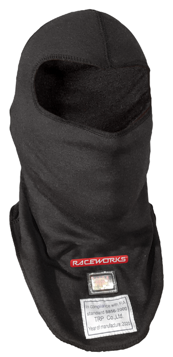 Raceworks Balaclava FIA Approved Black 