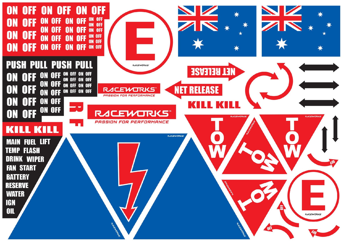 VPR-022 MVP CAMS APPROVED STICKER / RACING DECAL SHEET — Performance ...