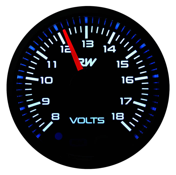 RACEWORKS 52MM ELECTRONIC VOLTMETER GAUGE KIT 