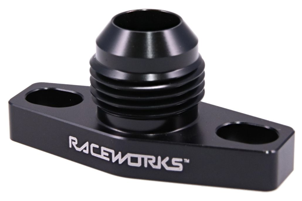  RWF-465-01BK- Turbo Drain Adapter An-10 Male Universal 38-44Mm Slotted 