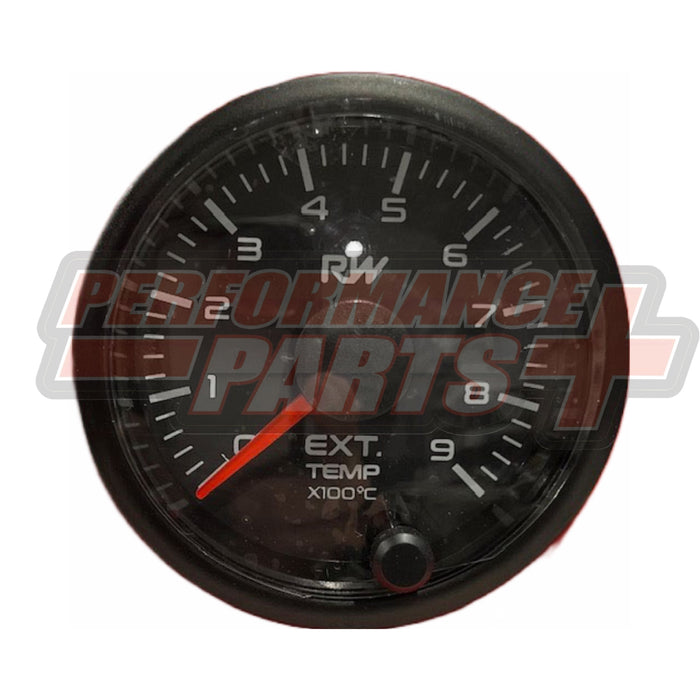 RACEWORKS 52MM ELECTRONIC EGT GAUGE KIT 0-900°C