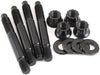 Carburettor Stud Kit to Suit 1" Spacer, 2.70" (69mm) OAL - Black Finish