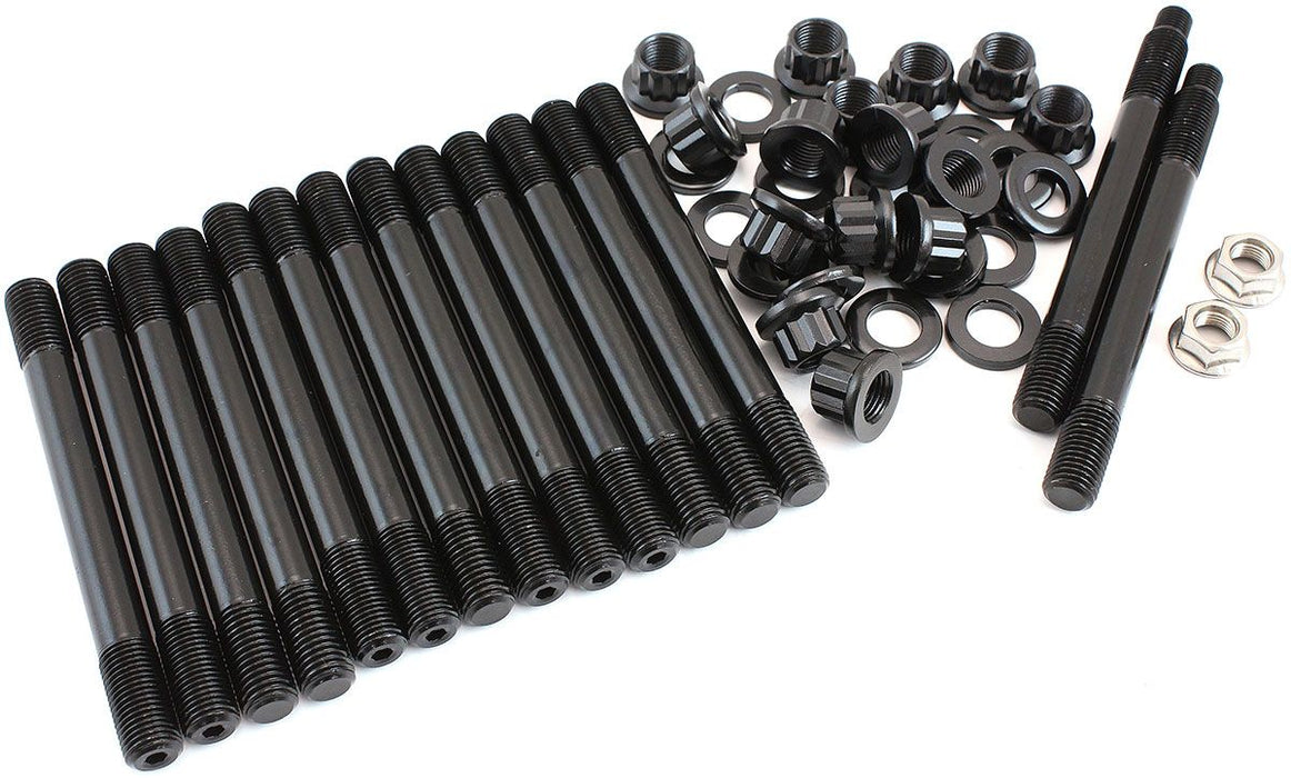 Ford XR6 Barra 2 Bolt Main Stud Kit, Suits BA, BF, FG Turbo 4 Liter, 12 Point Nuts and 8740 Grade Material