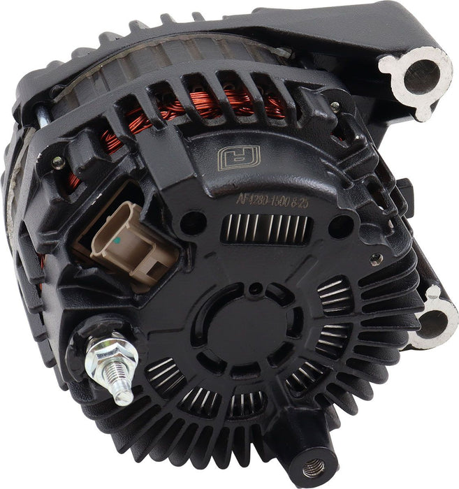 Aeroflow 150 AMP High Output Direct Fit Alternator - Black Finish Suit Ford Falcon BA, BF, FG, FG-X Barra Inline 6 Cylinder - AF4280-1500