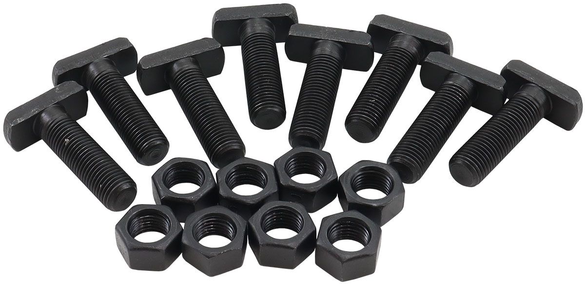AXLE HOUSING T-BOLTS STUDS & NUTS SUIT FORD 9" (PACK OF 8)
