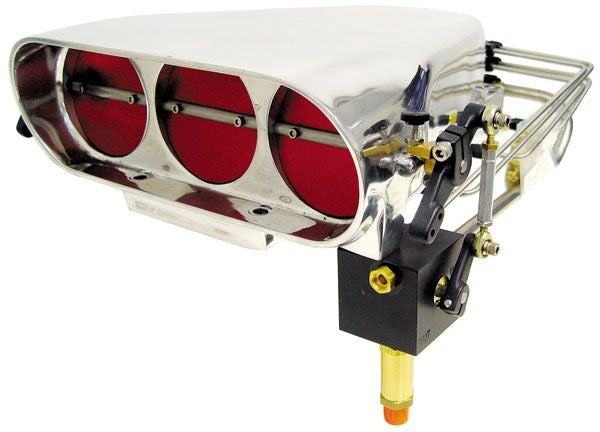 Fuel Injector Hat EN1002 ALUMINIUM 'BUGCATCHER' INJECTOR HAT COMPLETE WITH FUEL SYSTEM ...