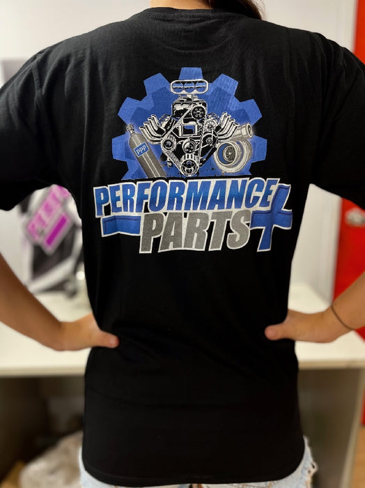 PERFORMANCE PARTS PLUS T-SHIRTS AVAILIBLE IN BLUE, GREY & PINK (XS - 5XL)
