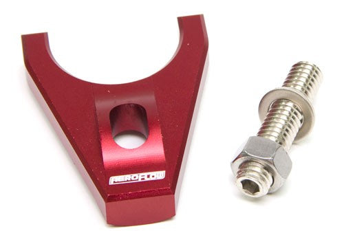 BILLET DISTRIBUTOR HOLD DOWN CLAMP, RED SUITS HOLDEN 6 CYL. & V8