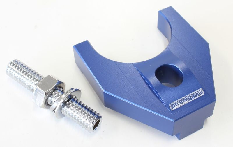 BILLET DISTRIBUTOR HOLD DOWN CLAMP, BLUE SUITS FORD 302-351C