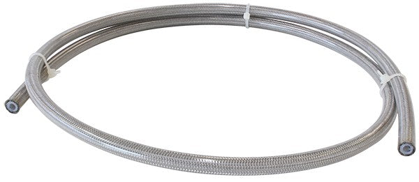 200 SERIES PTFE (Teflon®) STAINLESS STEEL COATED BRAIDED HOSE -3AN 6 METRE LENGTH