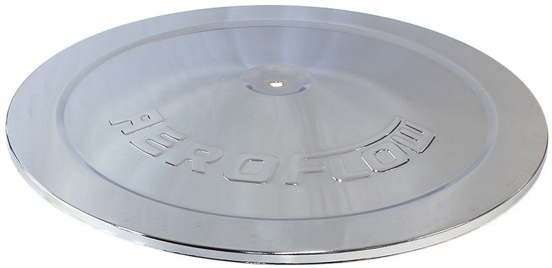 AIR CLEANER TOP PLATE ONLY 14" - CHROME