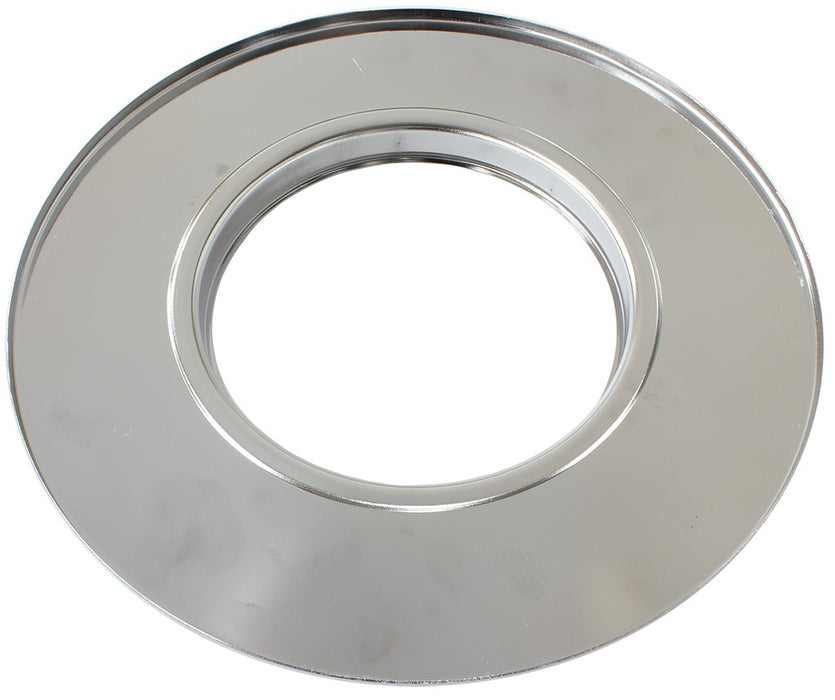14" AIR CLEANER BASE ONLY FLAT BASE CHROME 7-5/16" NECK