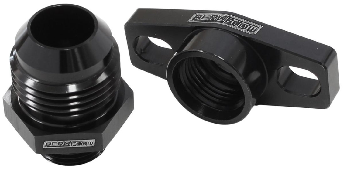 TURBO DRAIN ADAPTER WITH -12AN FITTING, 38-44mm BOLT CENTRE