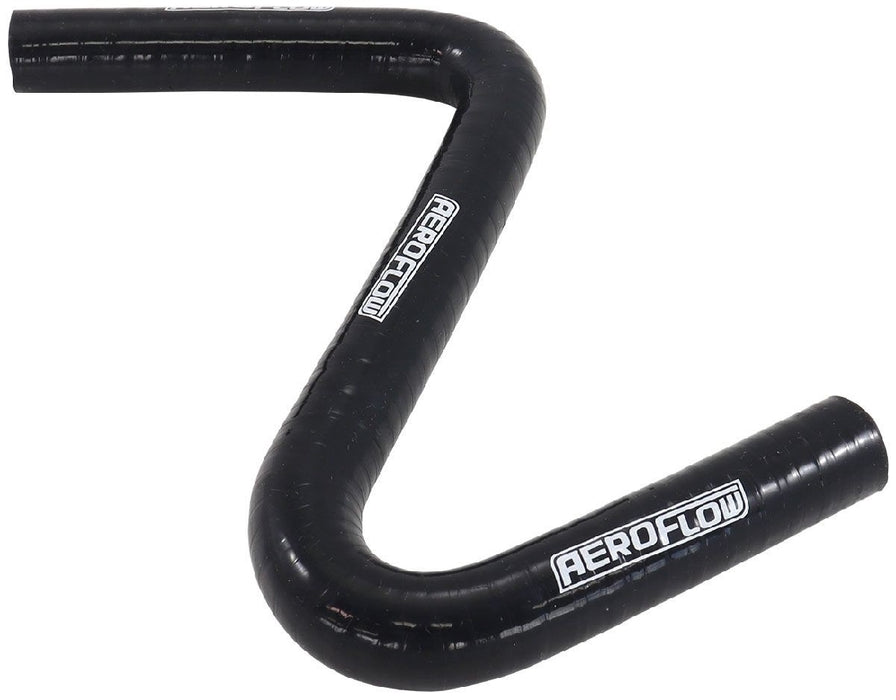 GLOSS BLACK SILICONE Z BEND HEATER HOSE 5/8" (16mm) I.D