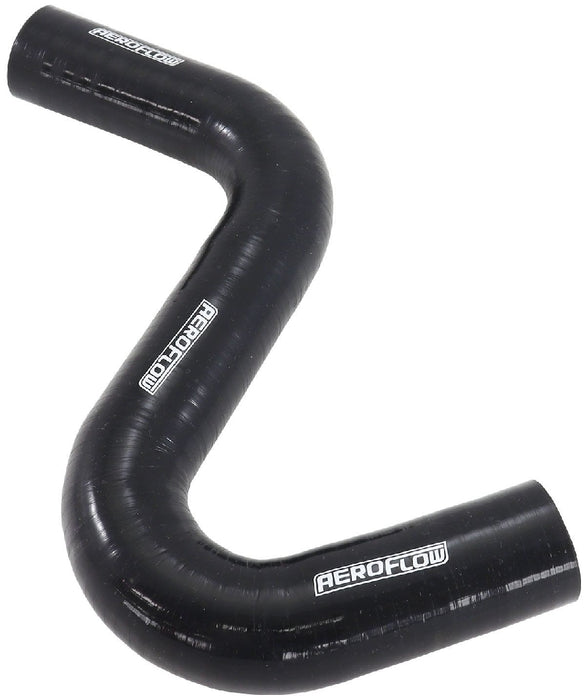 GLOSS BLACK SILICONE Z BEND HEATER HOSE 1-1/2" (38mm) I.D