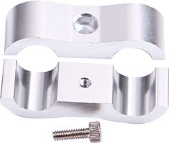 BILLET ALUMINIUM DUAL HOSE SEPARATOR - 3/8" I.D (9.5mm)