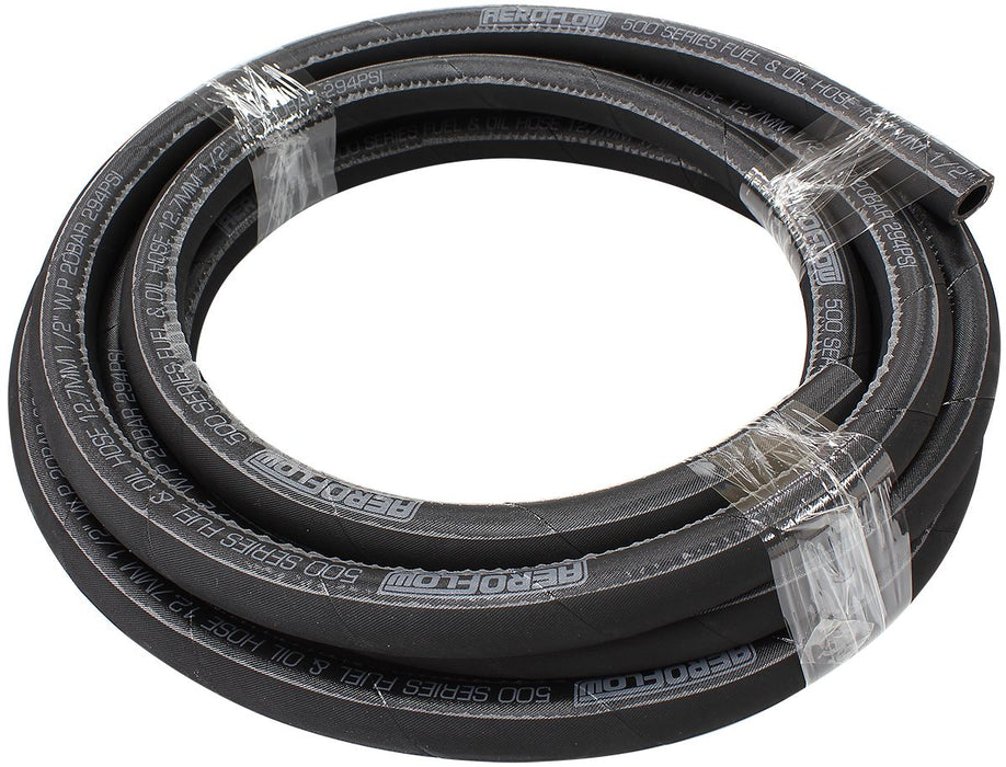 500 SERIES BLACK PUSH LOCK HOSE -8AN 30 METER LENGTH