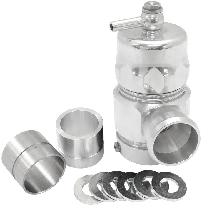 COMPACT BLOW OFF VALVE - COMPLETE KIT - SILVER