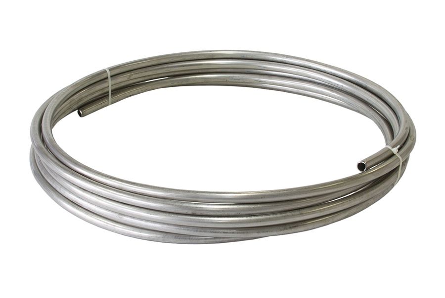 ALUMINIUM FUEL LINE 1/2" (12.7mm) 25ft (7.6m) LENGTH ROLL