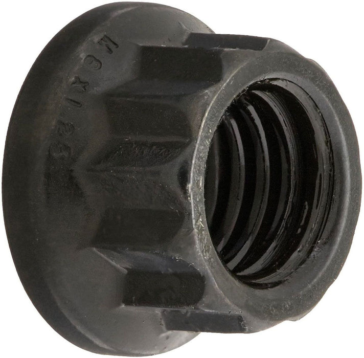 12-POINT NUT, CHROME MOLY BLACK OXIDE 8mm X 1.25 Thread, 10mm Socket (SINGLE)