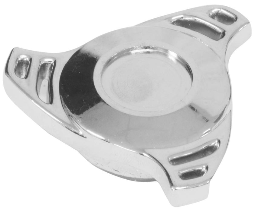 AIR CLEANER WING NUT KNOCK-OFF CHROME STEEL 1/4"-20 THREAD